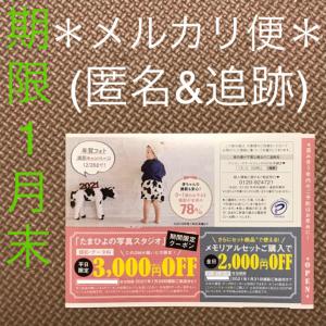 たまひよの写真スタジオ クーポン 割引券 平日最大5000円OFF しまじろう