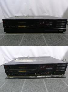 JJ089 National ビデオデッキ本体2点まとめて NV-890HD,NV-630 ビデオカセットレコーダー VHSプレイヤー Hi-Fi マックロード ジャンク/140