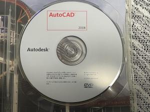 Autodesk AutoCAD 2008 日本語版 シリアルナンバー/プロダクトキー付属 Win10 32/64bit 対応 アクティベーション可