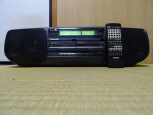 送料込】Panasonic パナソニック RX-DT9 CDラジカセ（純正リモコン付）