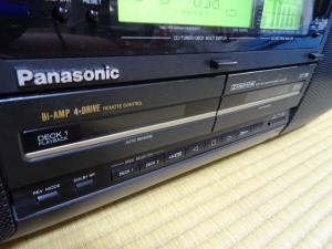 送料込】Panasonic パナソニック RX-DT9 CDラジカセ（純正リモコン付）