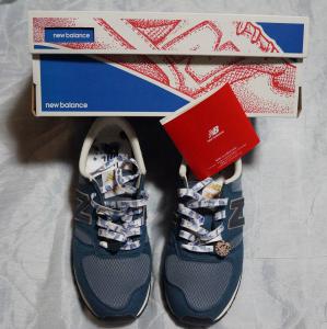 ニューバランスとアース レディース コラボ スニーカー Wl4env ネイビー New Balance ニューバランス Cw4 パンダ柄 Jp Size 24 0