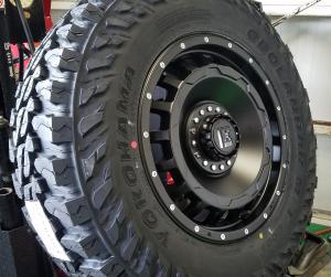 限定 プラド ハイラックス サーフ FJ H3 LEXXEL SwaGGer ヨコハマ ジオランダー MT G003 265/70R17  285/70R17 タイヤホイール17インチ