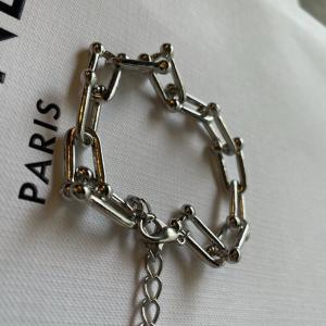 Silver chain design braceletシルバー チェーンデザイン ブレスレット_4