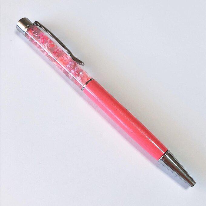 ハーバリウムボールペン（ピンク）替え芯付き_2