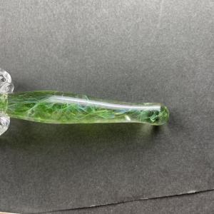 緑のフューミングガラスペン_4