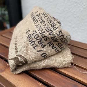 『 麻袋_25』コーヒー豆の袋 / バッグ素材 / インテリア / プランターカバー / ドンゴロス_3