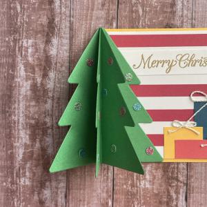 [クリスマス]立てて飾れるクリスマスツリーのカード_6