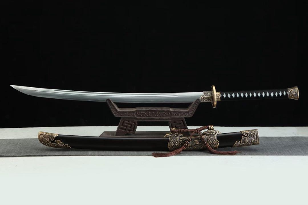 キリンロングサーベルブルードラゴン 古兵器 武具 刀装具 日本刀 模造 