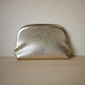 【受注生産】カード＆コインケース・がま口タイプ　ゴールド がま口 buco