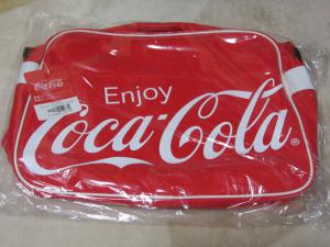 コカ・コーラ　エナメルショルダーバッグVer2（赤）未使用