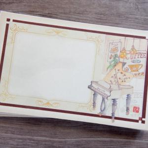 レトロ＊ピアノ喫茶＊メッセージカード５０枚　（１種類でも２種類混ぜてもOKです。）_2