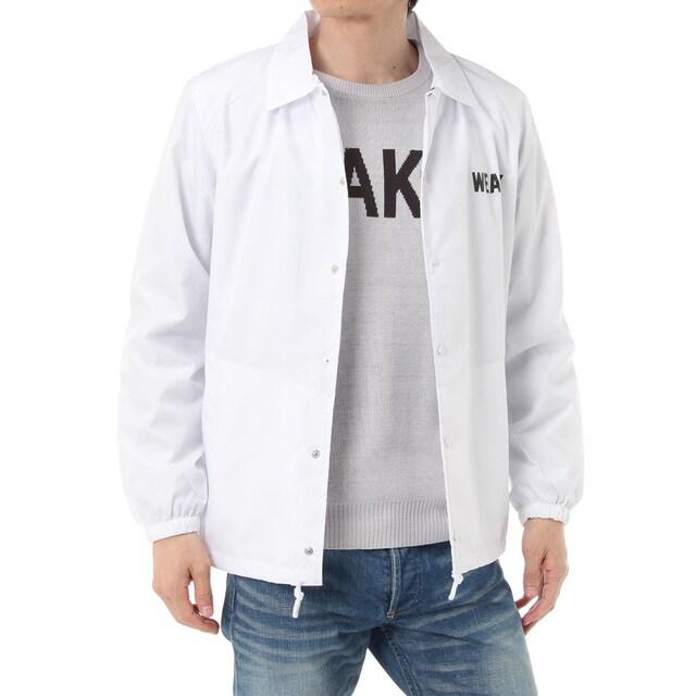AZUL by mooussy:ロゴプリント COACH JACKET