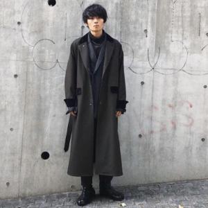 SUNSEA Polyys Wool Coat Ash Brown 3番 www.krzysztofbialy.com