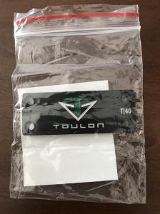 ☆未使用品☆ TOULON パター ソール用 WEIGHT T /40g ブラック タングステン トゥーロン ウェイト