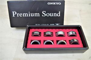 中古品】ONKYO オンキヨー インシュレーター 8個セット Premium Sound AS-258