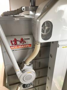 実働 山本製作所 乾燥機 NCD- 45AX3 F2遠赤外線 三相 200v 解体済み 倉庫内保管 新潟市発