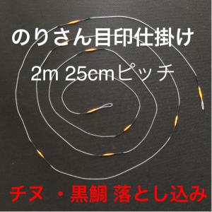 チヌ 黒鯛落とし込み のりさん目印仕掛け