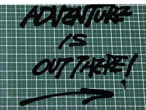 ☆ ADVENTURE IS OUT THERE! ステッカー