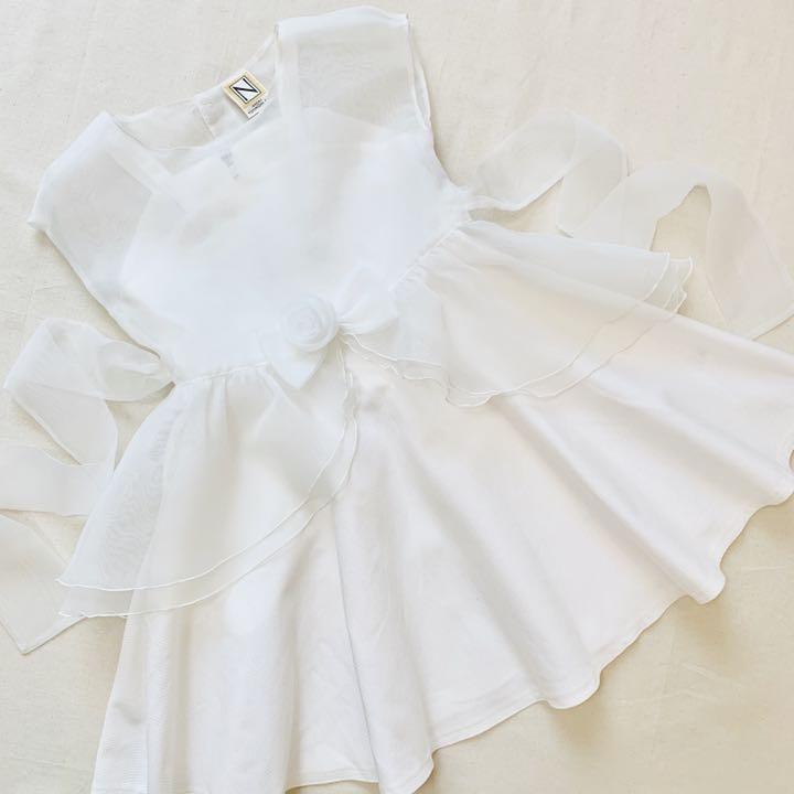 貴重アンティークドレス日本製サエキユキモリのブランドの子供フォーマルワンピース