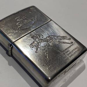 激レア Zippo 300個限定生産 純銀製 ライスシャワー シリアル入り/Sterling Silver/スターリングシルバー/競馬/GI優勝