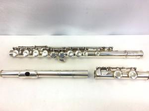 The Marcato Flute マルカートフルート 下倉楽器 Light model SILVER 925 と記載あり 動作未確認