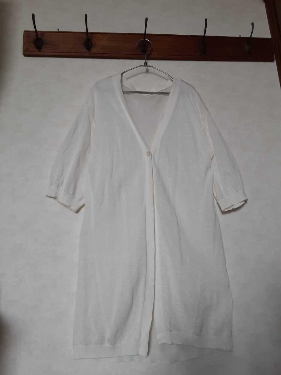 ｓｍ２　リネンカーディガン　綿麻　タグなし未使用品　サマンサモスモス