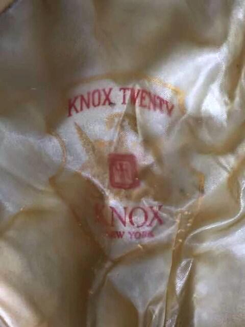 KNOX NEW YORK(ノックスニューヨーク)50年代 ボーラーハットハット帽子_3