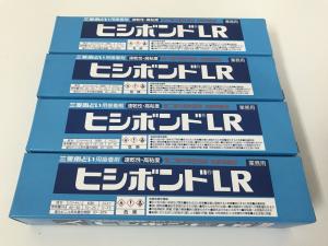 三菱ケミカル ヒシボンドLR 100g×４箱 雨どい用接着剤 速乾性・高粘度 雨どい/塩ビパイプ ③