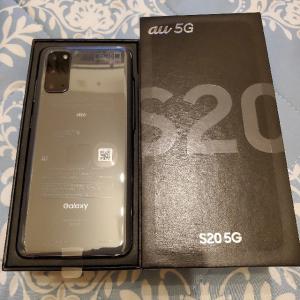 新品Galaxy S20 5G au SCG01コスミックグレー