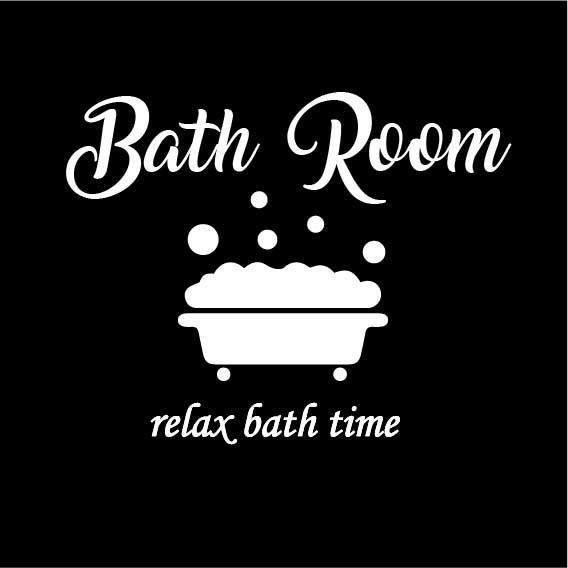 バスルーム ステッカー Bath Room 海外風 お風呂 洗面所 092d ウォールステッカー ウォールデコ S H Sticker Shop