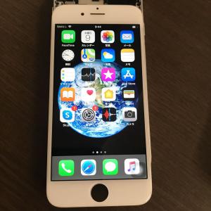 6sw光 修理交換用 純正液晶パネル Iphone6s 4 7インチ 白 中古 12