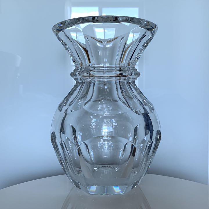 花瓶✯極レア 最高級 35cm Baccarat オールドバカラ プラタナス 花瓶 ...