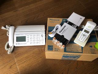 パナソニック Fax Kx Pw3dl W 未使用純正インクフィルム5本付