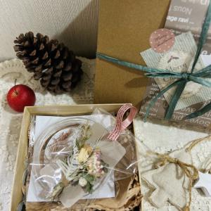 レジンコースター+ミニブーケ クリスマス限定BOX setA_2