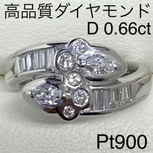 Pt900 天然ダイヤモンドリング D0.311ct サイズ11.5号 4.3ｇ-