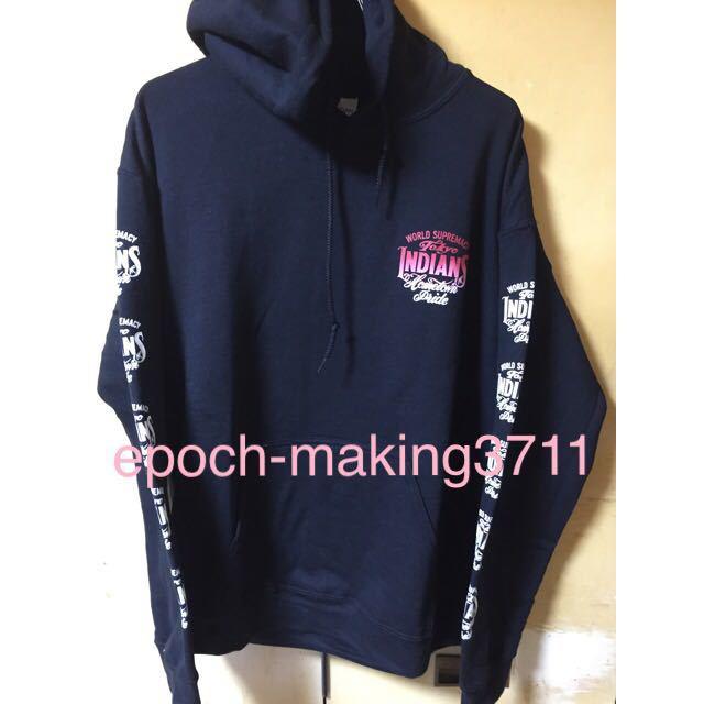 黒M 東京インディアンズ パーカー 島菜有 Tokyo Indians Hoodie TIMC ( ネイバーフッド ゴローズ チャレンジャー  等お好きな方)