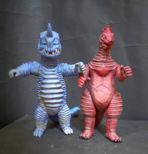 ウルトラ怪獣ソフビHG 賢い アボラス バニラ リペイント完成品