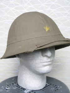 実物 日本陸軍 防暑帽 完全未使用 兵用