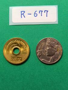 硬貨　貨幣　コイン　世界　１９２４年　ITALIA（２８７） 硬貨