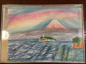 ショッピングモール 幻想絵画空飛ぶ画家糸川裕志の富士山曼荼羅の一点