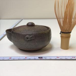 備前焼 名工西村春湖 宝瓶 泡瓶 共箱付 宝瓶 煎茶器 - 陶芸