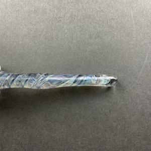 青と紫の螺旋ガラスペン（3）_4