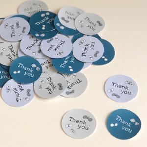 送料無料☆ サンキューシール ちょうちょ 48枚  thank you