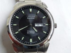 シチズン eco-drive クオーツ腕時計 チタン◇E101-8024650