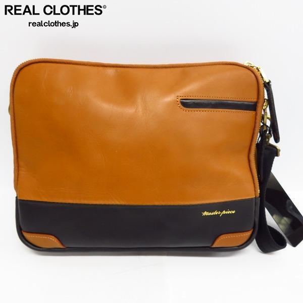 【未使用】master-piece/マスターピース Gloss ver.2 ショルダーバッグ 01663-v2 キャメル /060