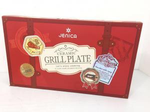 1128ぶ1 JENICA ジェニカ GRILL PLATE グリルプレート JC-CGP01 セラミック ホットプレート 焼肉 ステーキ 餃子  お好み焼き パーティー