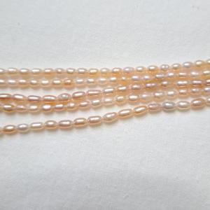 淡水真珠　ライス　2.5-3mm　ナチュラルカラー　約40cm連_2