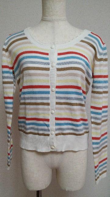 カラフルボーダーカーディガン☆ガーリー系☆