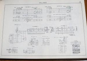 分岐器類標準設計図集(Ⅰ) 日本国有鉄道制定 Nレール用メートルネジ使用 普通分岐器類 日本鉄道施設協会発行 昭和45年第3版 266ページ